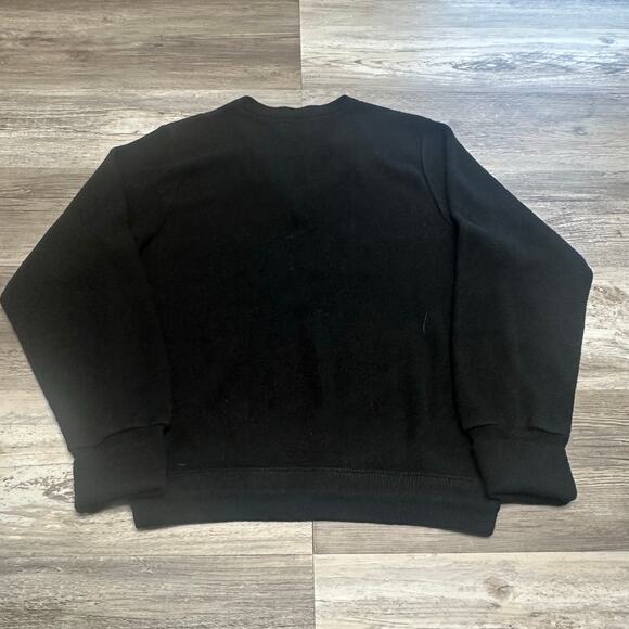 Vintage Izod Blue Mens M V-Neck Crest Chest Spell Out Logo Acrylic Knit Sweater - Picture 12 of 12